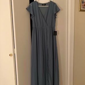 Lulu’s blue maxi dress